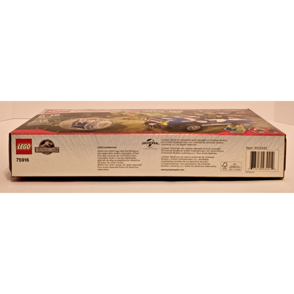 DILOPHOSUARUS AMBUSH Jurassic World LEGO Set #75916 NEW Sealed RETIRED Unopened - Picture 15 of 16